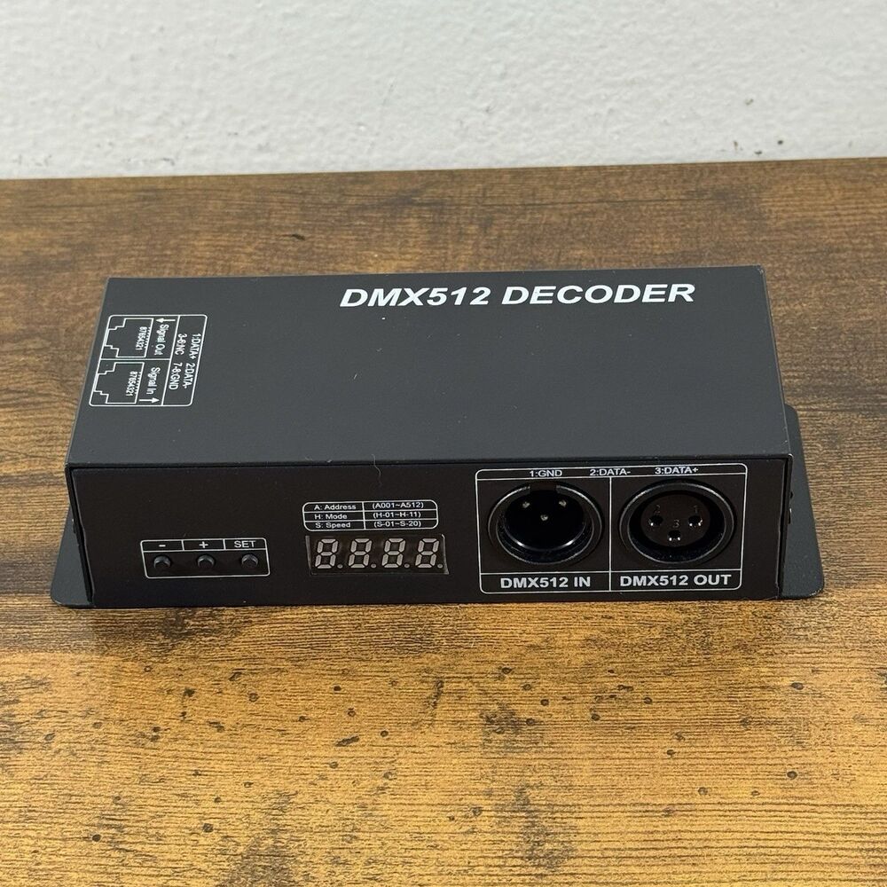 DMX512 Decoder DC12V-DC24V Max Output of Current: 4x4A